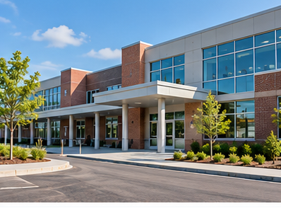 School building exterior