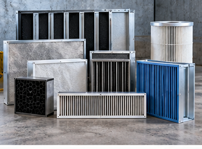 Assortment of custom and specialty filters in assorted sizes